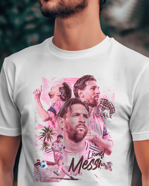 Lionel Messi "The GOAT" Miami Edition Graphic Tee