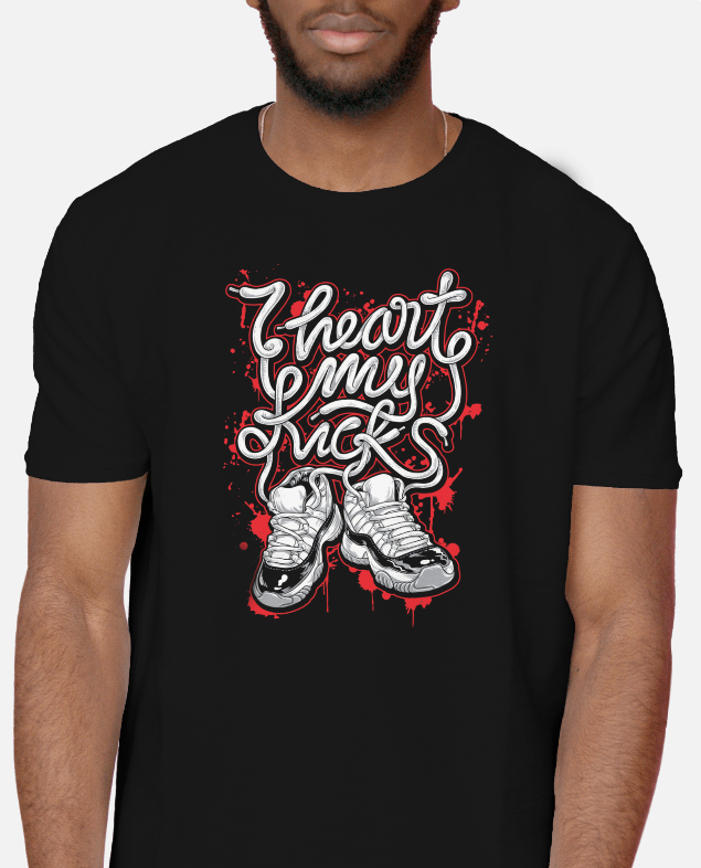 Jordan Concord 11's  "I Heart My Kicks" Graphic Tee Unisex