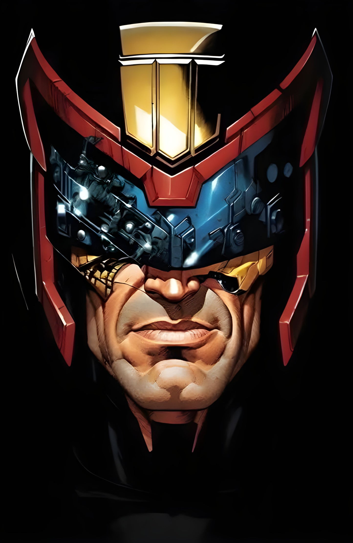 Judge Dredd Helmet Graphic Tee Unisex Shirt