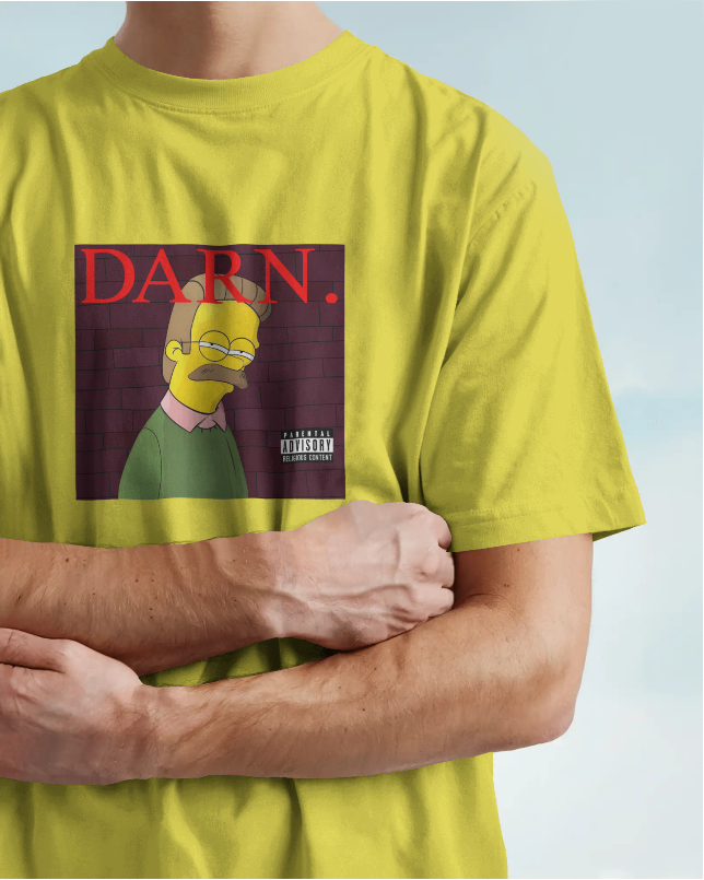 Ned Flanders: DARN. Album Cover Spoof Unisex Tee
