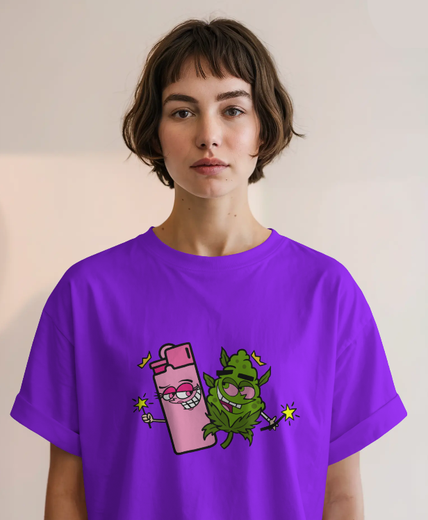 Cosmo and Wanda Marijuana Odd Parents Graphic Tee Unisex