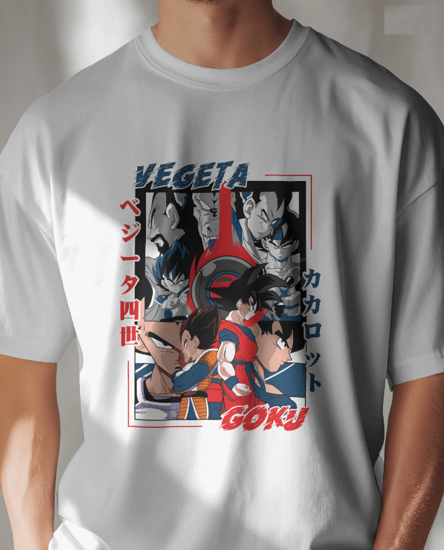Dragon Ball Z Goku & Vegeta Graphic Tee Unisex Shirt