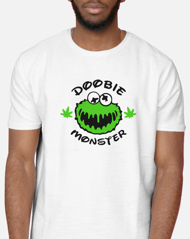 The Doobie Monster Graphic Tee Unisex Spoof Shirt