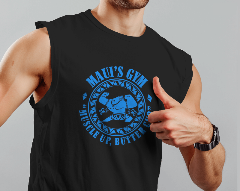 Maui's Gym tank Top Athleticwear Unisex Blue