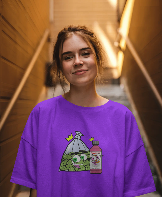 Cosmo and Wanda Promethazine Fairy Odd Parents Graphic Tee Unisex