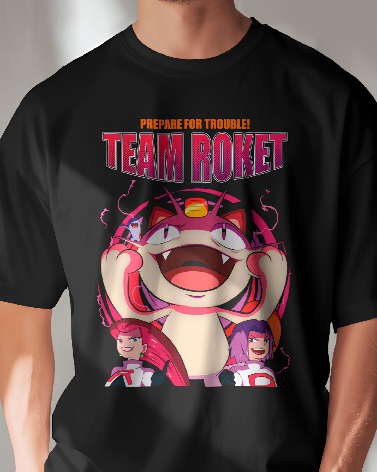Team Rocket "Prepare For Trouble" Pokemon Graphic Tee