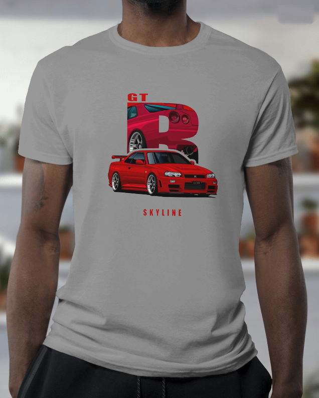 Nissan R34 Skyline GTR Graphic Tee Unisex Shirt
