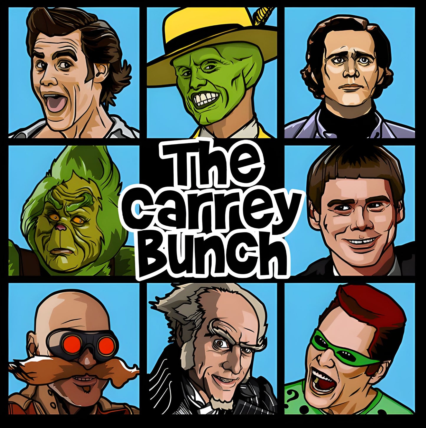 The Carrey Bunch Jim Carrey Graphic Tee Unisex Shirt