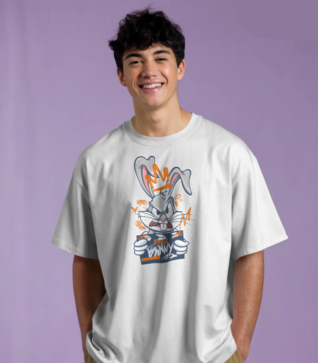 Bugs Bunny Street Graffiti Graphic tee Unisex Shirt