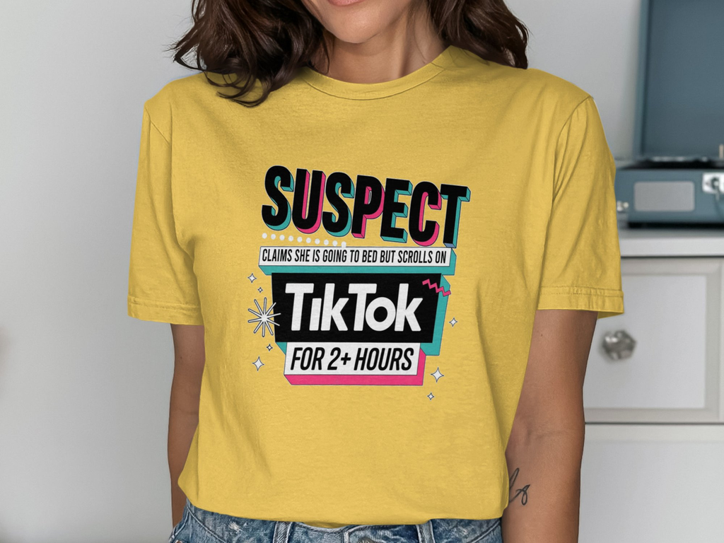 TikTok Addict Graphic Tee Unisex Short Sleeve