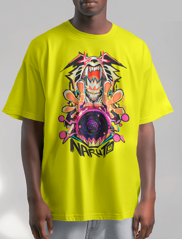 Naruto "Kurama Mode" Neon Graffiti Tee |