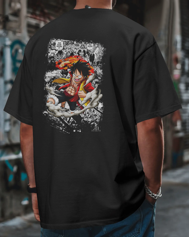 Luffy Manga Panels One Piece Graphic Tee Unisex Shirt