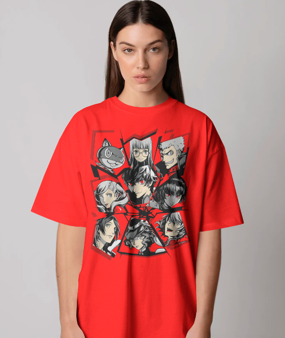 Persona 5 P5 Protagonist Collective Graphic Tee