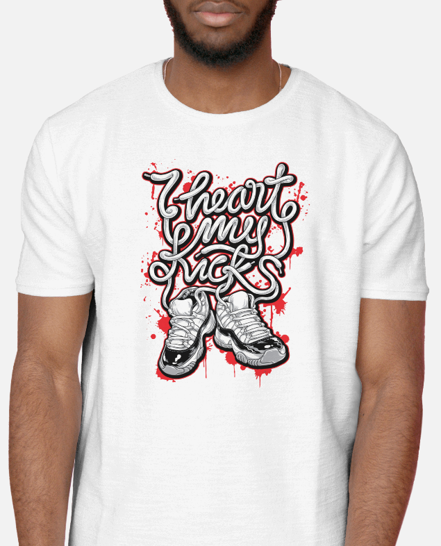 Jordan Concord 11's  "I Heart My Kicks" Graphic Tee Unisex