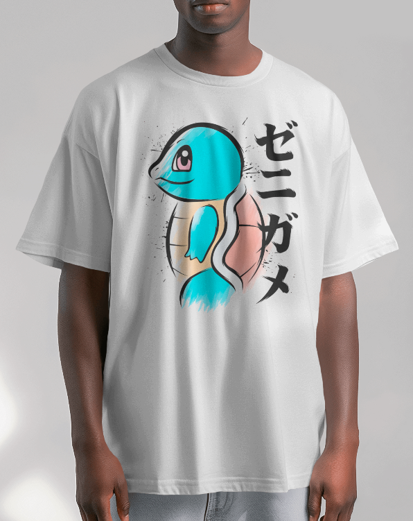 Squirtle Ink Splash Graphic Tee - Pokemon Gen 1 Starter