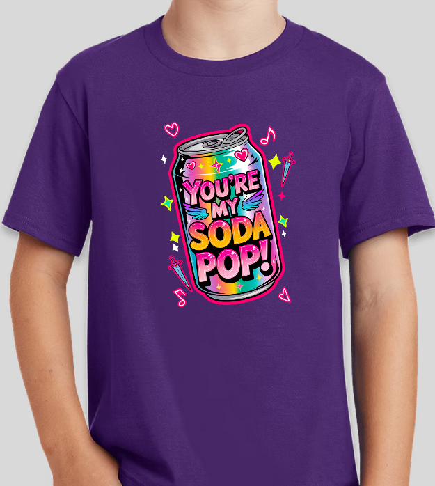 K-Pop Demon Hunter Soda Pop Youth Graphic Tee