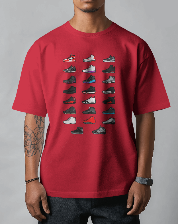 Air Jordan 1-23 Sneaker Graphic Tee Unisex Shirt