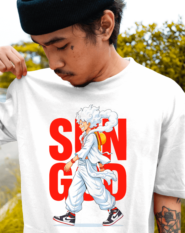Gear 5 Luffy “Sun God” One Piece Tee