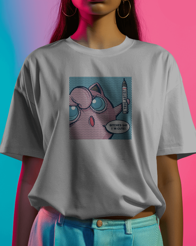 Jiggly Puff Marker Diva Pokemon Womens Tee