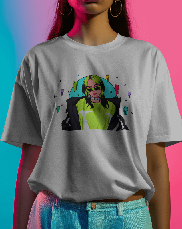 Billie Eilish Neon Green Unisex Graphic Tee Music