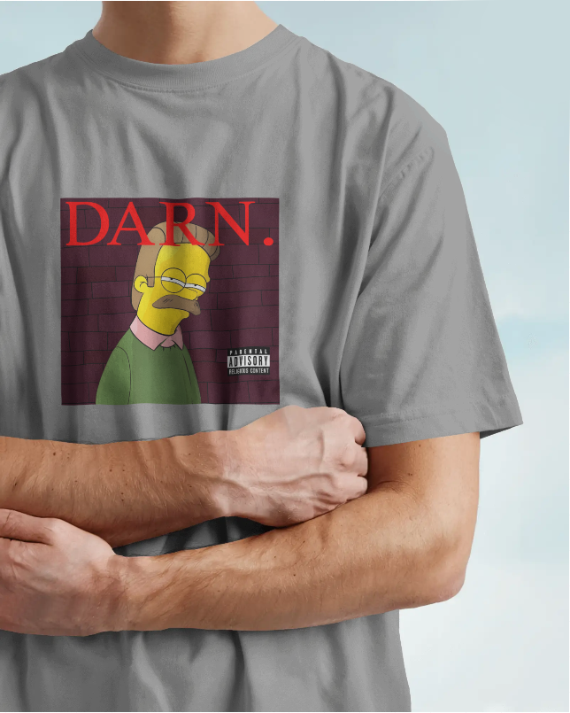 Ned Flanders: DARN. Album Cover Spoof Unisex Tee
