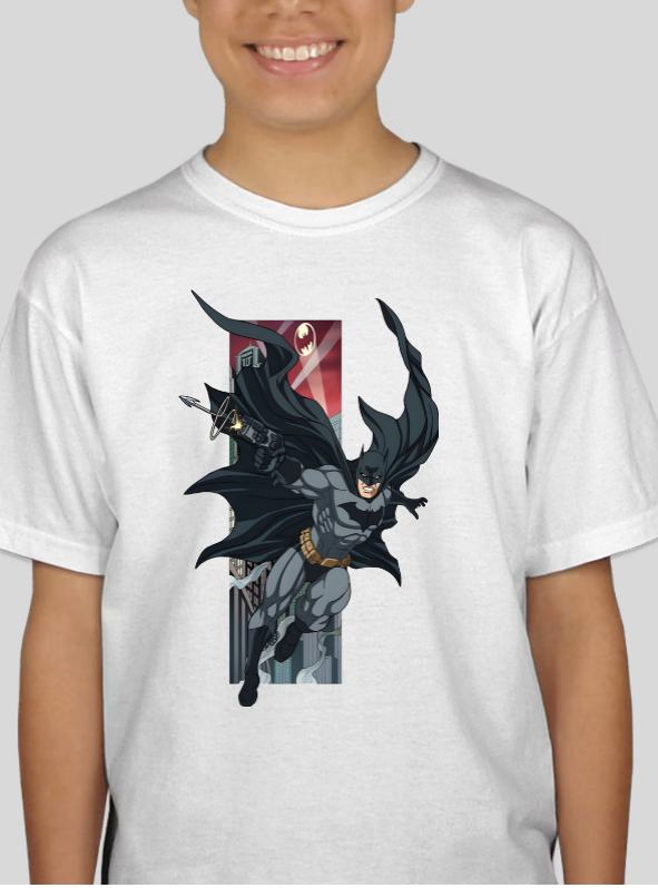 Batman Grapple Hook Graphic Tee Youth Shirt