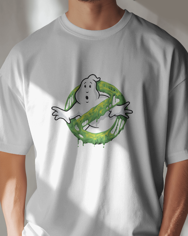 Ghostbusters Slimer Logo Graphic Tee Unisex Shirt