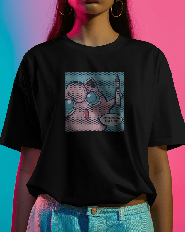 Jiggly Puff Marker Diva Pokemon Womens Tee