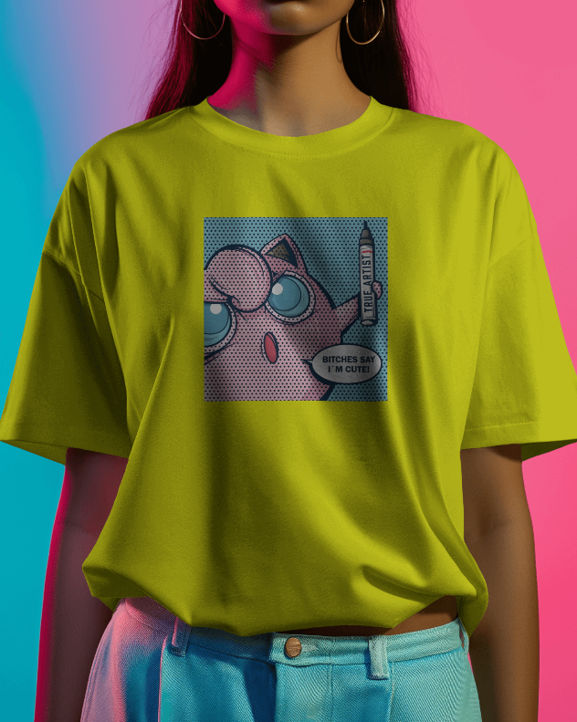 Jiggly Puff Marker Diva Pokemon Womens Tee
