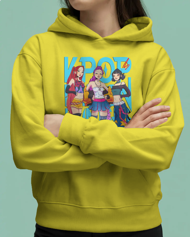 K-Pop Demon Hunter HUNTR/X Womens Graphic Hoodie