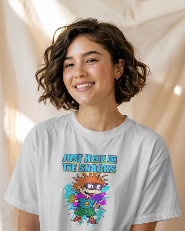 Chucky Finster "Here For The Snacks" Rugrats Graphic Tee Unisex Shirt