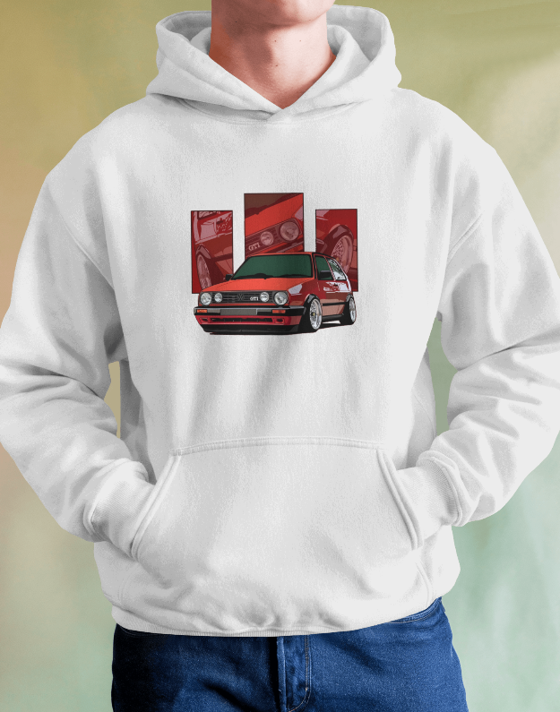 Volkswagen MK2 GTI Graphic Hoodie Unisex Hooded Sweatshirt