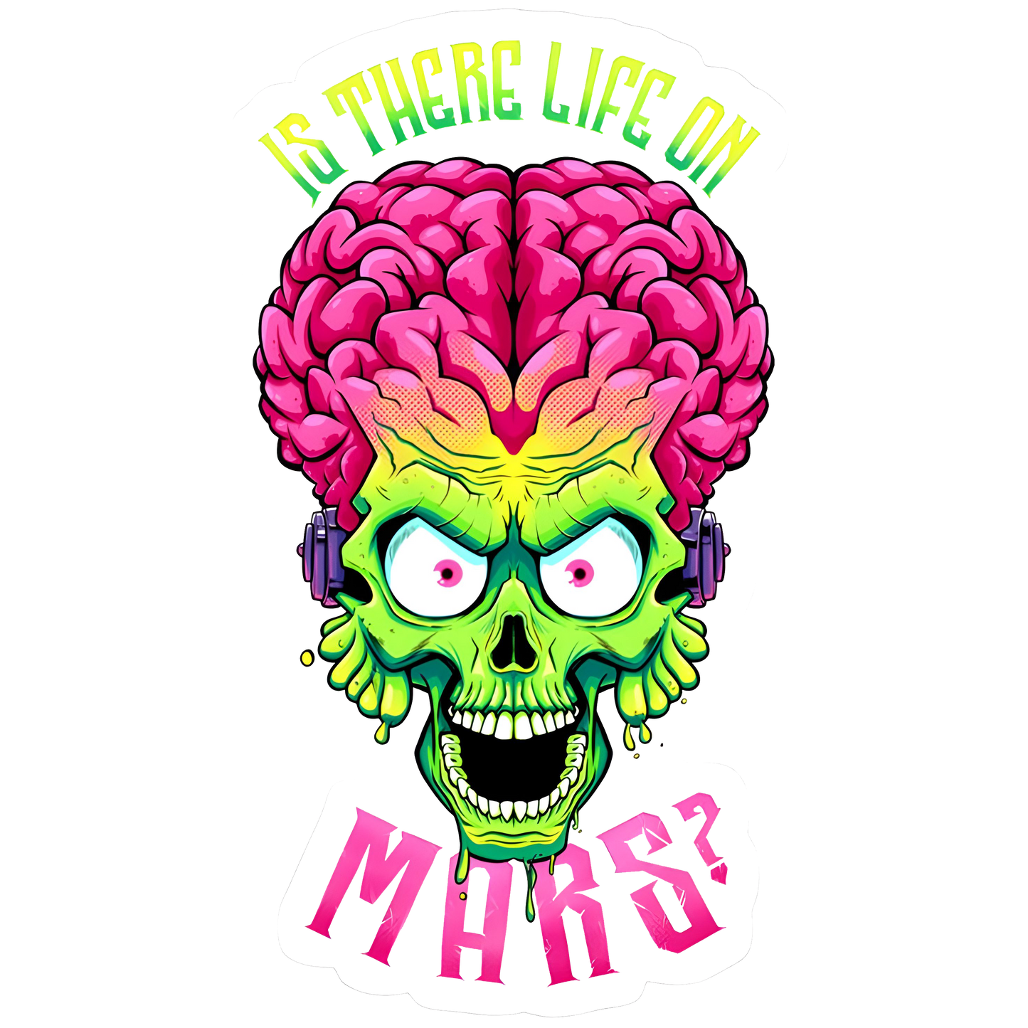 Mars Attacks "If There Life On Mars?" Graphic Tee Unisex