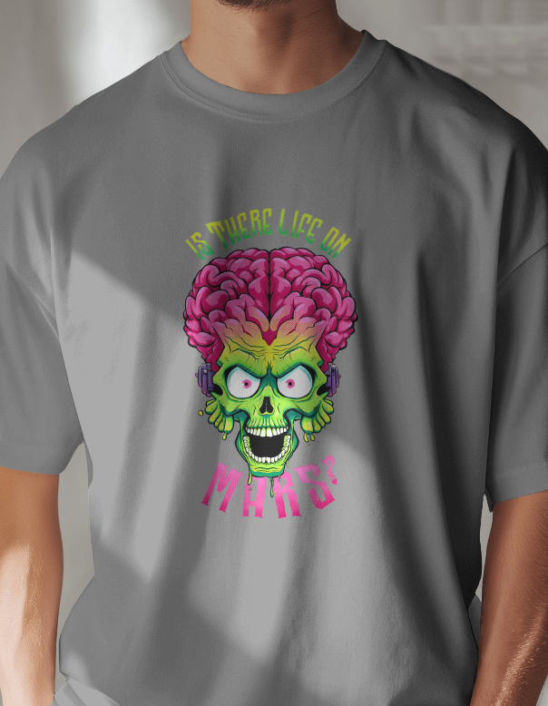 Mars Attacks "If There Life On Mars?" Graphic Tee Unisex