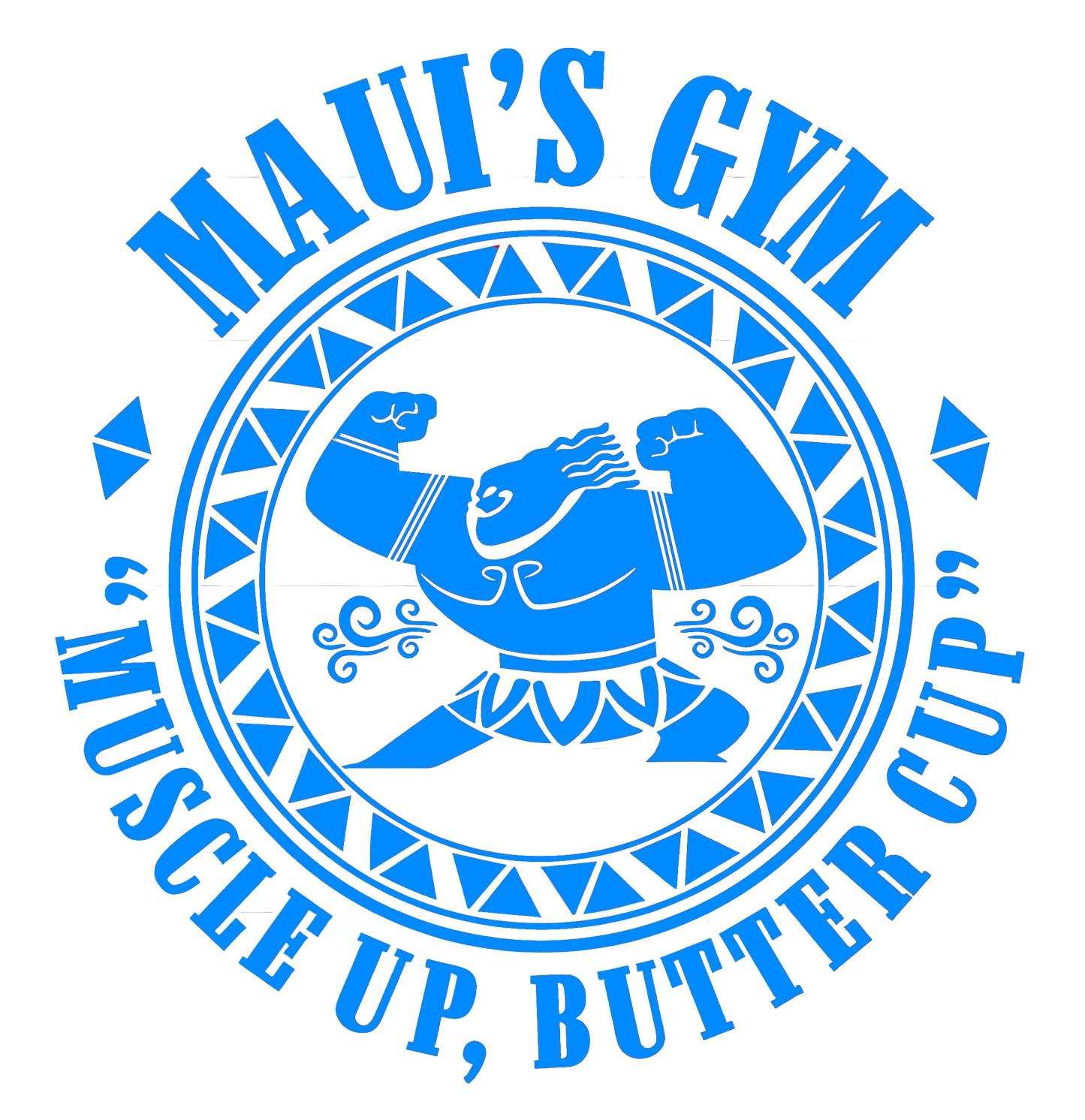 Maui's Gym tank Top Athleticwear Unisex Blue