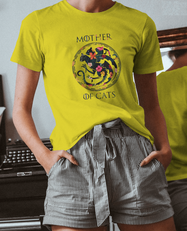 Mother Of Cats GOT Parody Womens Graphic Tee