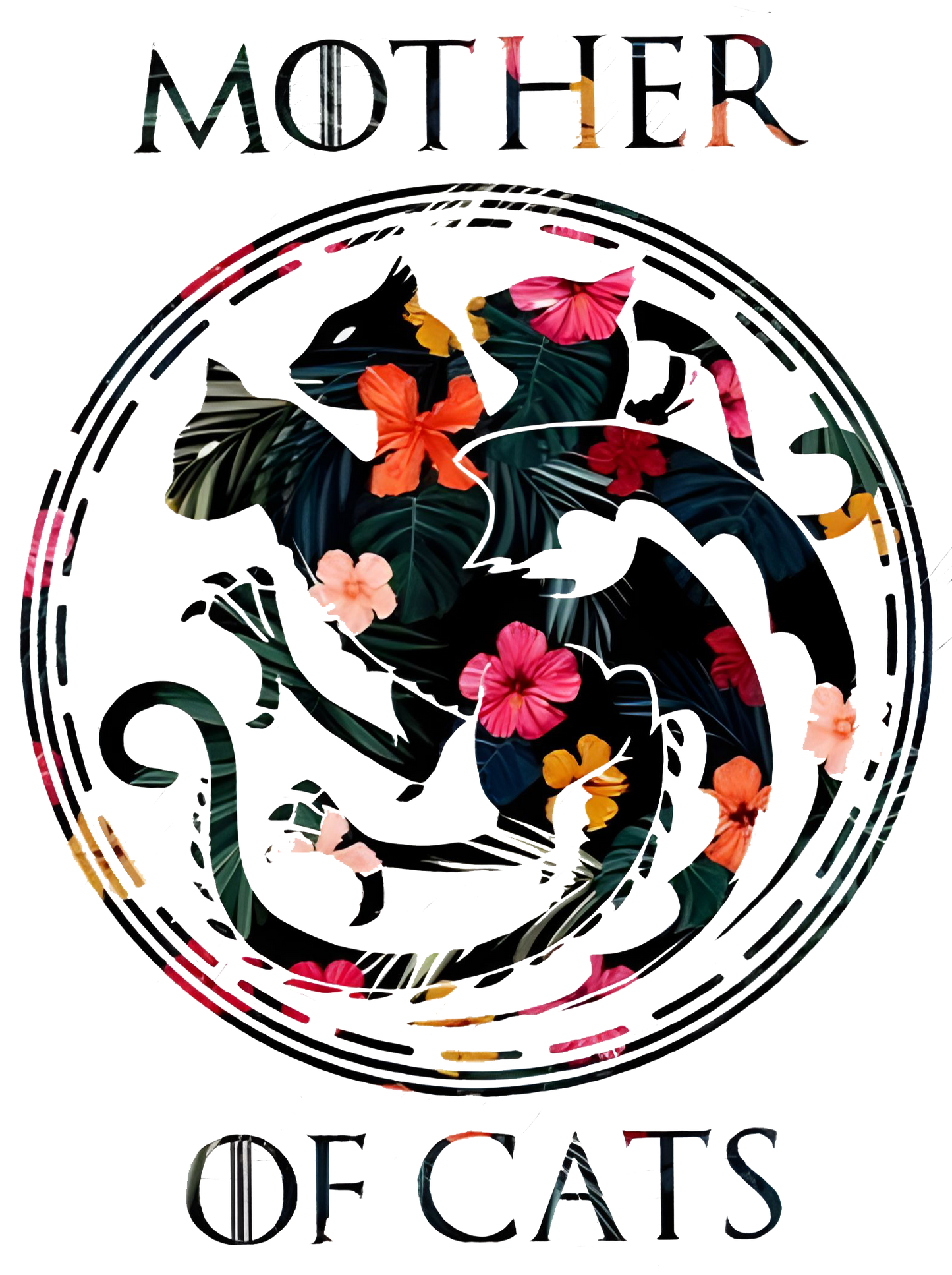 Mother Of Cats GOT Parody Womens Graphic Tee