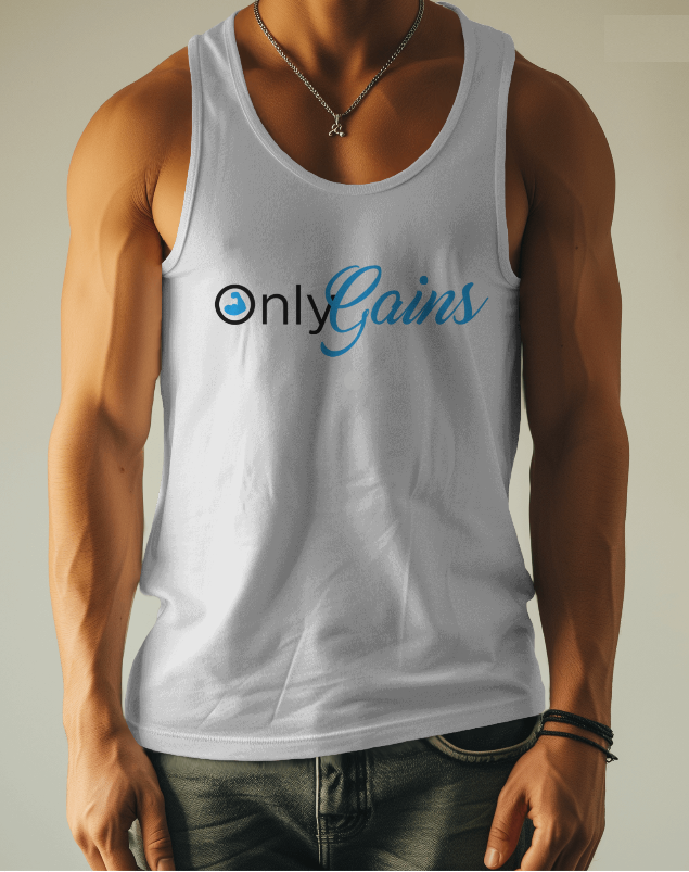 Only Gains Tank Top Unisex Activewear Gym