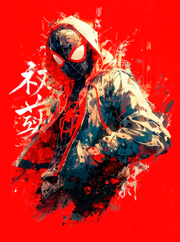 Spiderman: Miles Morales Splash Graphic Tee