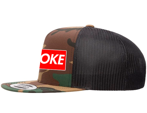 "Honesty is Policy" | I’M BROKE Camo Box Logo Snapback