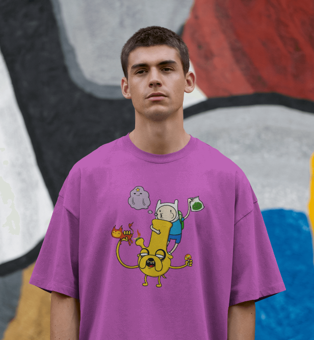 Jake The Bong Adventure Time Unisex Graphic Tee
