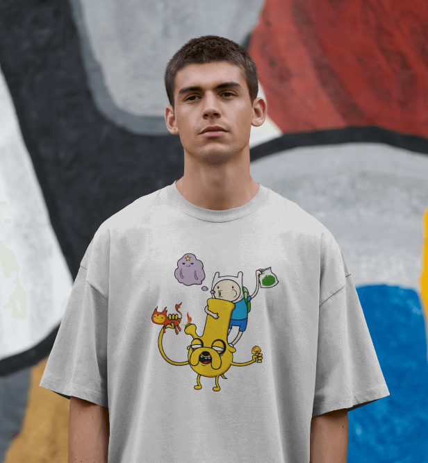 Jake The Bong Adventure Time Unisex Graphic Tee