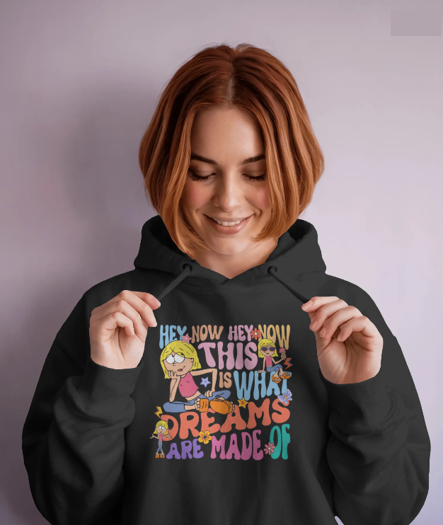 Lizzie McGuire "What Dreams Are Made Of" Graphic Hoodie Womens Hoodie