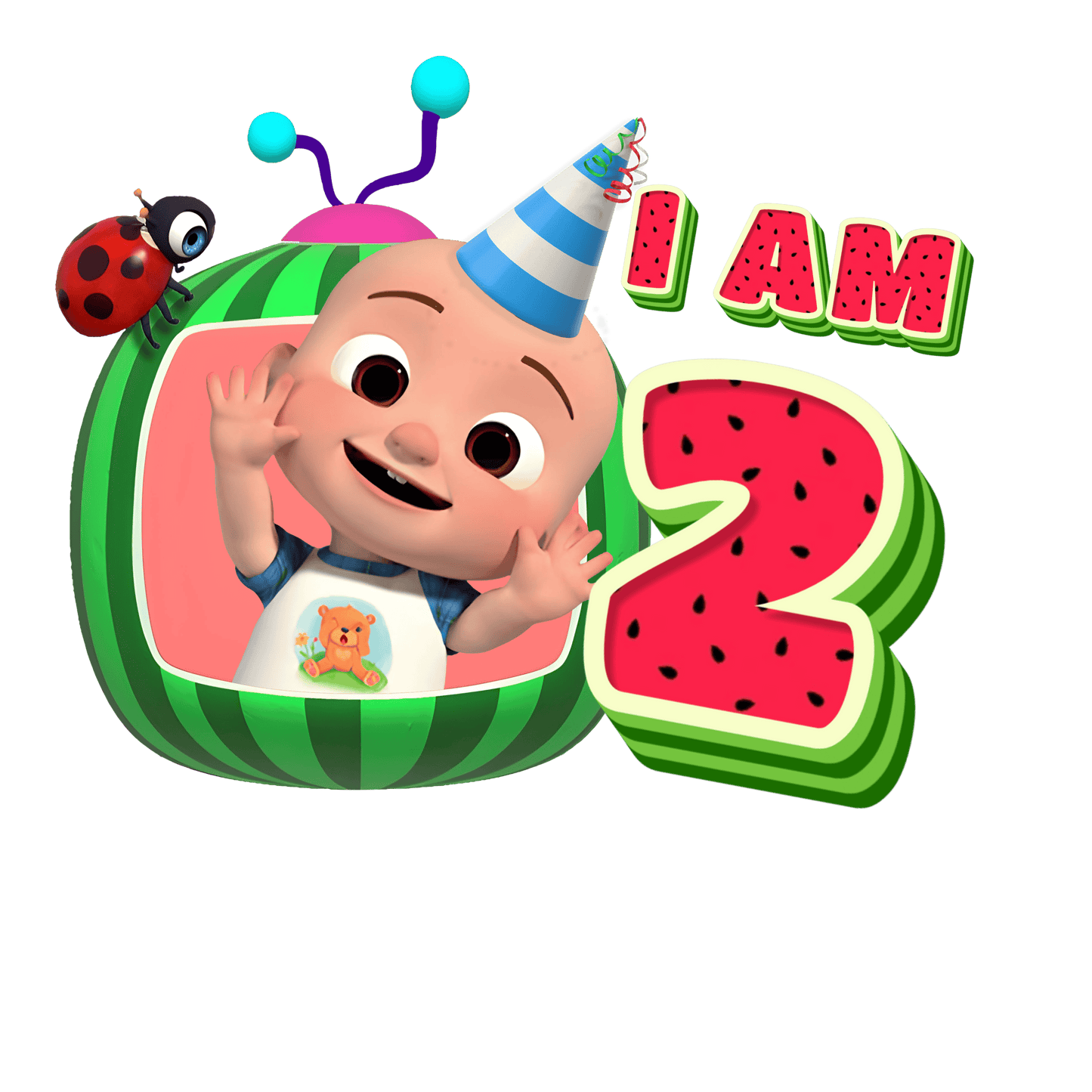 Cocomelon JJ Toddler Personalized Birthday Tee