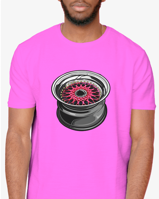 BBS Pink Rim JDM Graphic Tee Unisex Auto Shirt