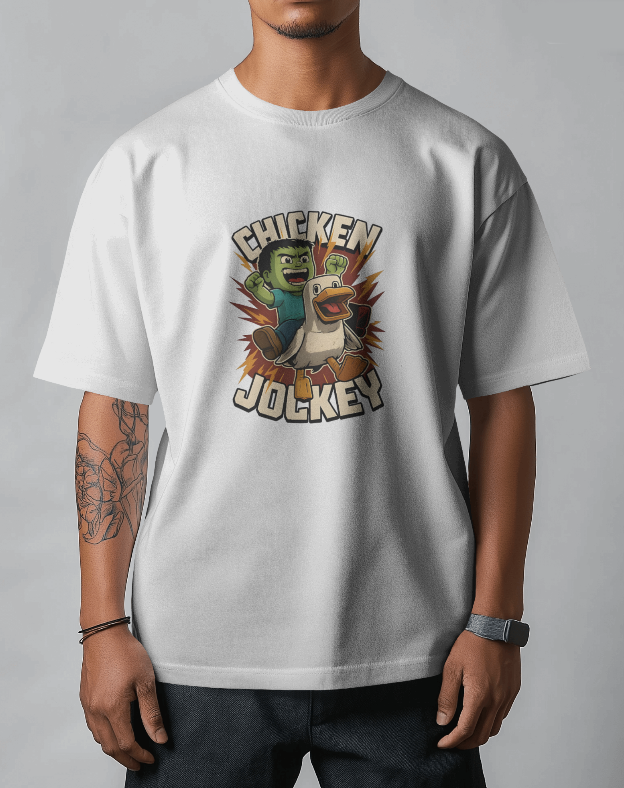 Chicken Jockey Minecraft Graphic Tee Unisex Shirt