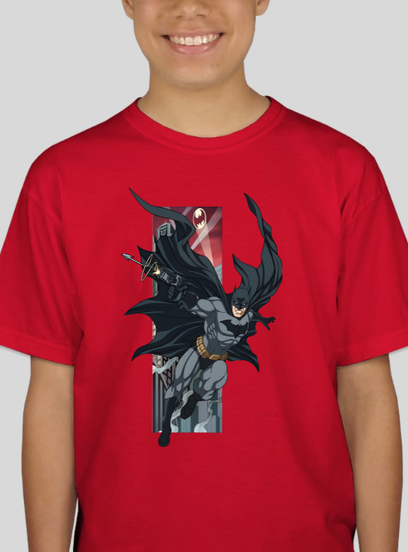 Batman Grapple Hook Graphic Tee Youth Shirt