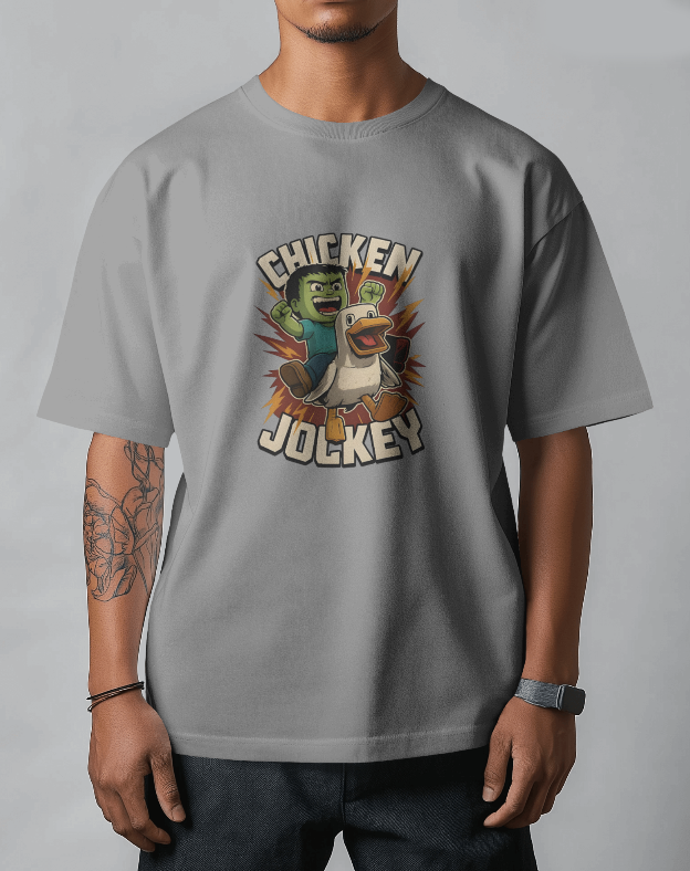 Chicken Jockey Minecraft Graphic Tee Unisex Shirt