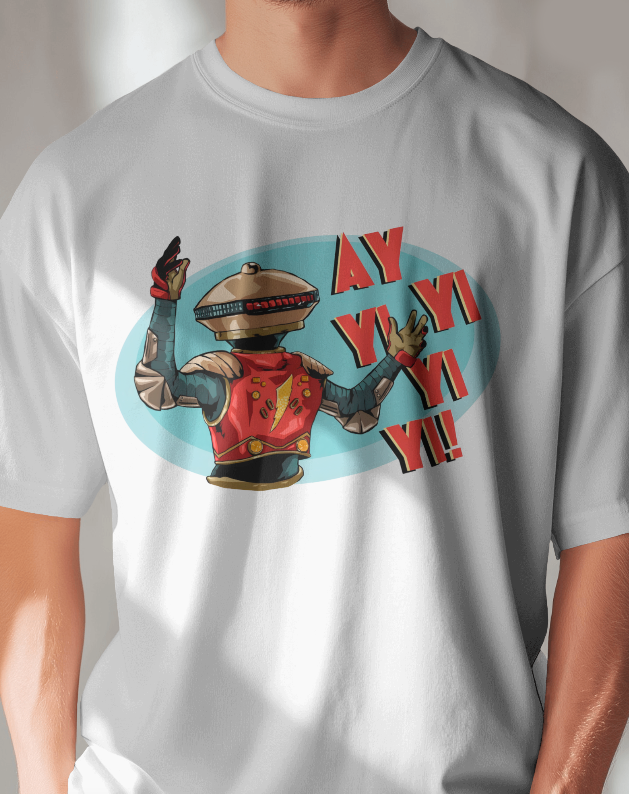 Alpha 5 "Ay Yi Yi! Power Rangers Graphic Tee Unisex