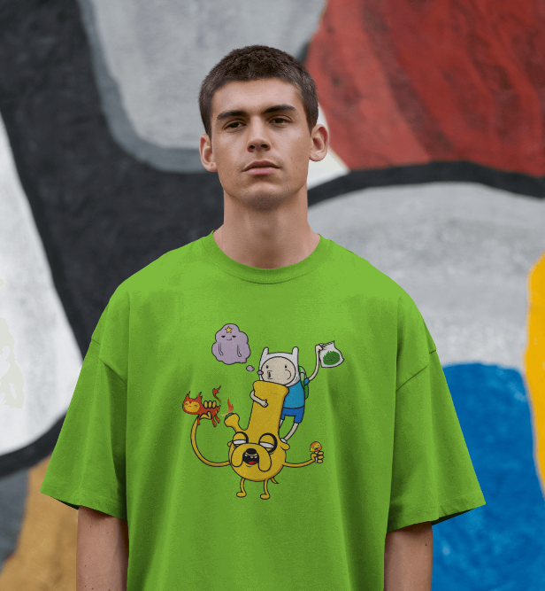 Jake The Bong Adventure Time Unisex Graphic Tee